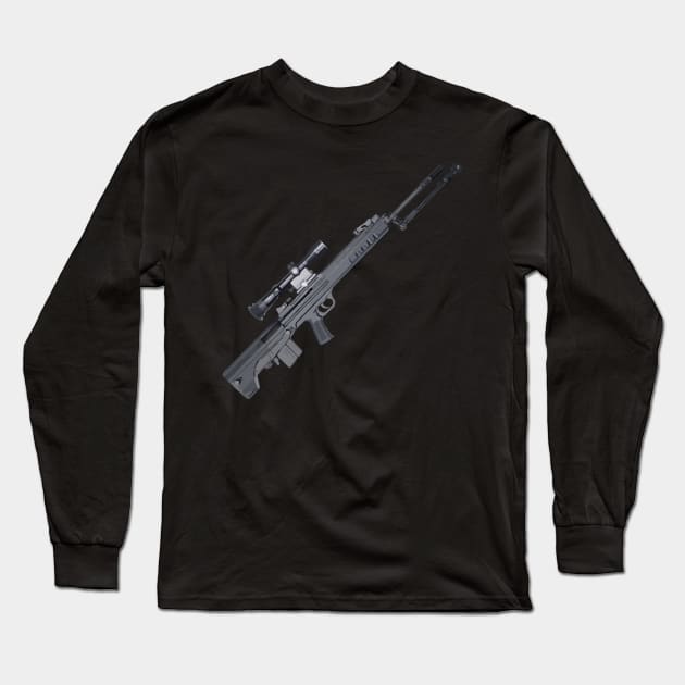 QBU 88 Sniper Rifle Long Sleeve T-Shirt by TortillaChief